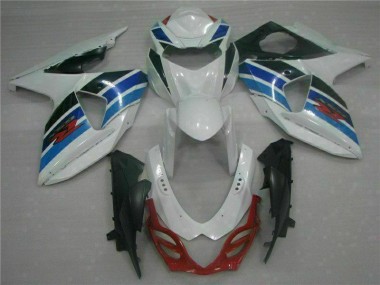 2009-2016 White Suzuki GSXR1000 Motorcycle Fairings UK