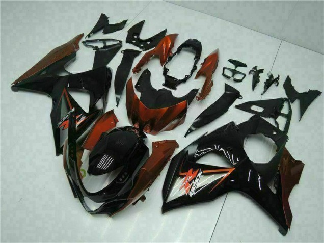 2009-2016 Brown Black Suzuki GSXR1000 Bike Fairing Kit UK 2009-2016 Brown Black Suzuki GSXR1000 Bike Fairing Kit UK