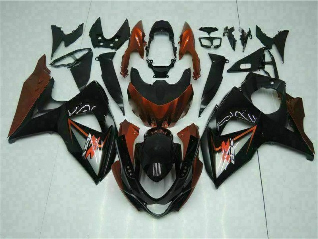 2009-2016 Brown Black Suzuki GSXR1000 Bike Fairing Kit UK 2009-2016 Brown Black Suzuki GSXR1000 Bike Fairing Kit UK