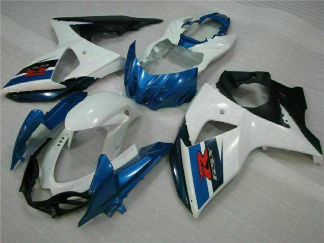 2009-2016 Blue White Suzuki GSXR1000 Motorcycle Fairings Kits UK 2009-2016 Blue White Suzuki GSXR1000 Motorcycle Fairings Kits UK