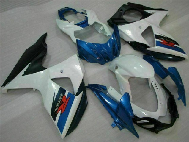2009-2016 Blue White Suzuki GSXR1000 Motorcycle Fairings Kits UK 2009-2016 Blue White Suzuki GSXR1000 Motorcycle Fairings Kits UK