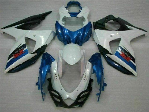 2009-2016 Blue White Suzuki GSXR1000 Motorcycle Fairings Kits UK 2009-2016 Blue White Suzuki GSXR1000 Motorcycle Fairings Kits UK