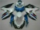 2009-2016 Blue White Suzuki GSXR1000 Motorcycle Fairings Kits UK 2009-2016 Blue White Suzuki GSXR1000 Motorcycle Fairings Kits UK