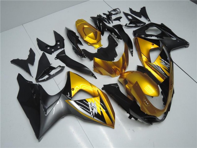2009-2016 Golden Black Suzuki GSXR1000 Motorcyle Fairings UK 2009-2016 Golden Black Suzuki GSXR1000 Motorcyle Fairings UK