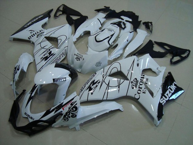 2009-2016 White Corona Suzuki GSXR 1000 K9 Motorcylce Fairings UK 2009-2016 White Corona Suzuki GSXR 1000 K9 Motorcylce Fairings UK