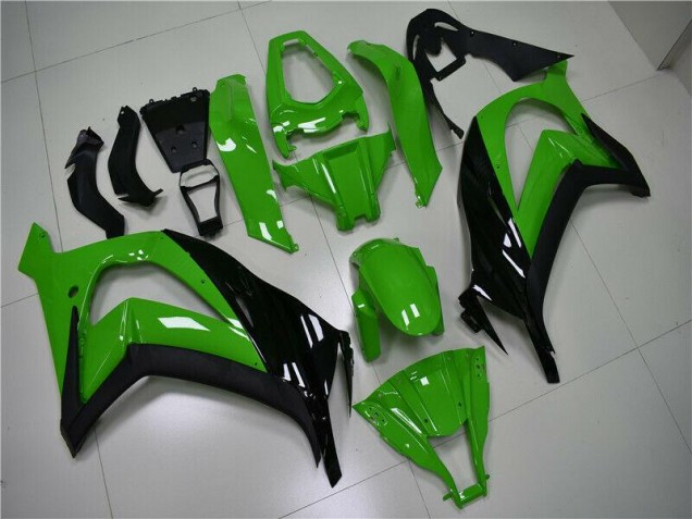 2011-2015 Green Black Kawasaki ZX10R Replacement Fairings UK