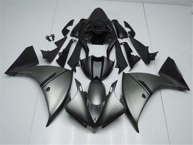 2012-2014 Matte Grey Black Yamaha YZF R1 Replacement Fairings UK
