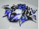 2012-2014 Blue White Black Yamaha YZF R1 Motorcycle Replacement Fairings UK