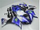 2012-2014 Blue White Black Yamaha YZF R1 Motorcycle Replacement Fairings UK