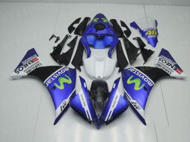 2012-2014 Blue White Black Yamaha YZF R1 Motorcycle Replacement Fairings UK