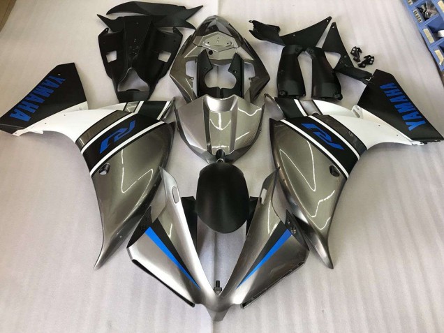 2012-2014 Silver Blue Yamaha YZF R1 Motorbike Fairing Kits UK