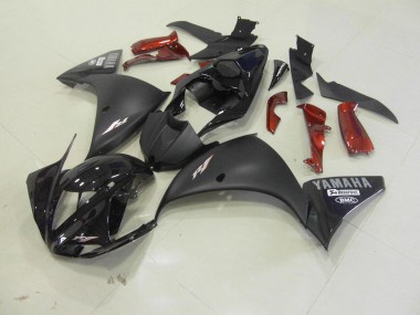 2012-2014 Matte Black Yamaha YZF R1 Motorcylce Fairings UK
