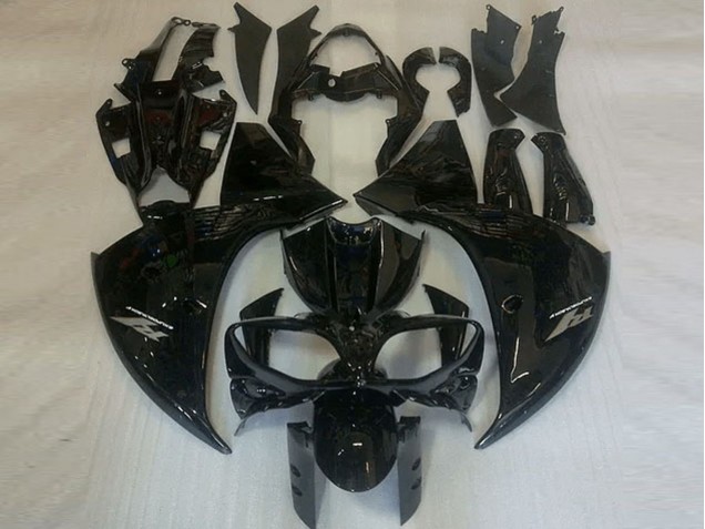 2012-2014 Glossy Black Yamaha YZF R1 Motorbike Fairings UK