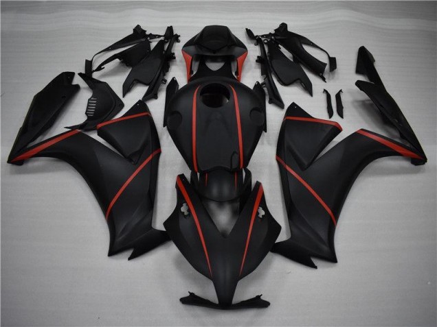 2012-2016 Matte Black Red Honda CBR1000RR Motorcycle Replacement Fairings UK 2012-2016 Matte Black Red Honda CBR1000RR Motorcycle Replacement Fairings UK