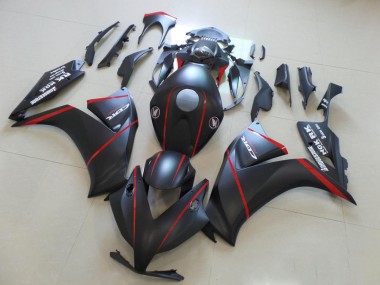 2012-2016 Matte Bladk with Red Stripe Honda CBR1000RR Motorcycle Fairings Kits UK