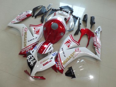 2012-2016 Red Musashi Honda CBR1000RR Bike Fairing UK