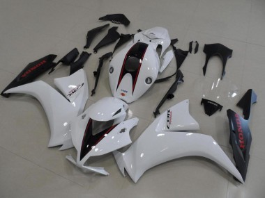 2012-2016 White and Matte Black OEM Style Honda CBR1000RR Motorbike Fairing UK