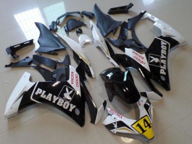 2013-2015 Black Playboy 14 Honda CBR500RR Motorbike Fairing UK