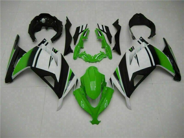 2013-2016 Green Black Silver Kawasaki EX300 Moto Fairings UK 2013-2016 Green Black Silver Kawasaki EX300 Moto Fairings UK