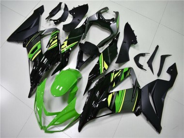 2013-2018 Green Black Kawasaki ZX6R Replacement Fairings UK