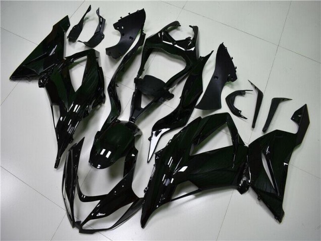 2013-2018 Glossy Black Kawasaki ZX6R Motorcycle Fairings Kit UK 2013-2018 Glossy Black Kawasaki ZX6R Motorcycle Fairings Kit UK