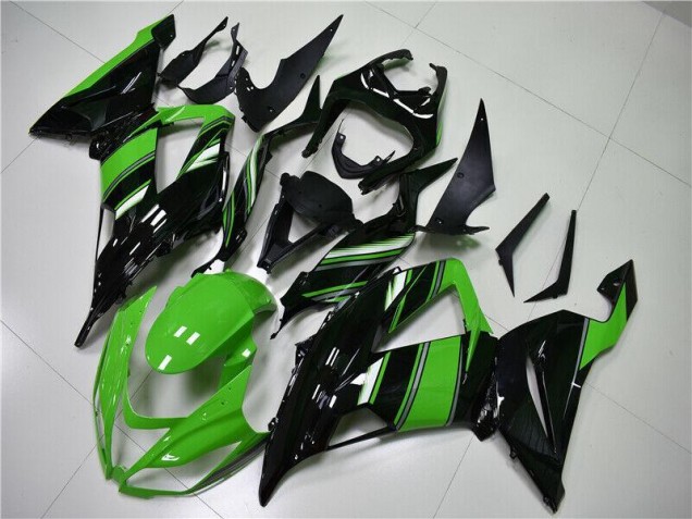 2013-2018 Green Black Kawasaki ZX6R Motorcycle Fairings UK 2013-2018 Green Black Kawasaki ZX6R Motorcycle Fairings UK