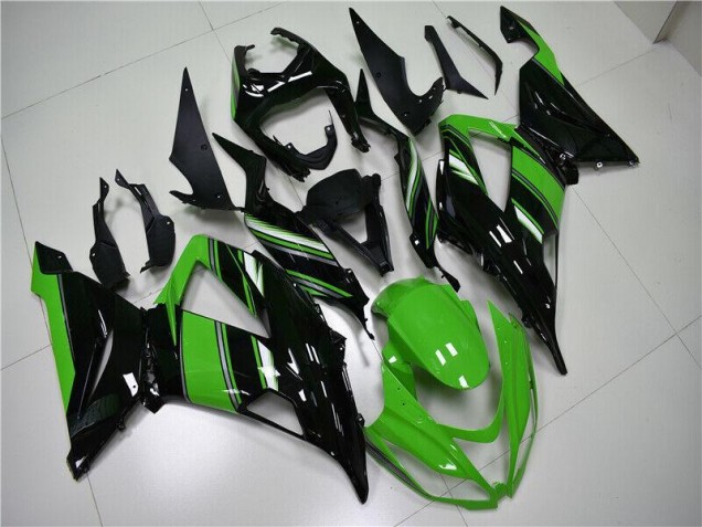2013-2018 Green Black Kawasaki ZX6R Motorcycle Fairings UK 2013-2018 Green Black Kawasaki ZX6R Motorcycle Fairings UK
