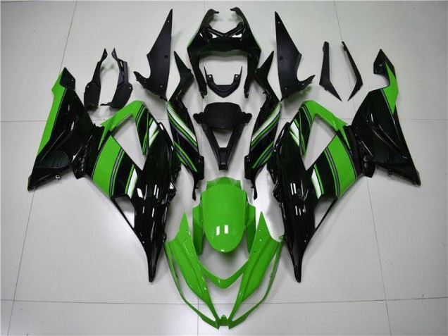 2013-2018 Green Black Kawasaki ZX6R Motorcycle Fairings UK 2013-2018 Green Black Kawasaki ZX6R Motorcycle Fairings UK