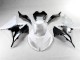 2013-2018 White Black Kawasaki ZX6R Motorbike Fairings UK 2013-2018 White Black Kawasaki ZX6R Motorbike Fairings UK