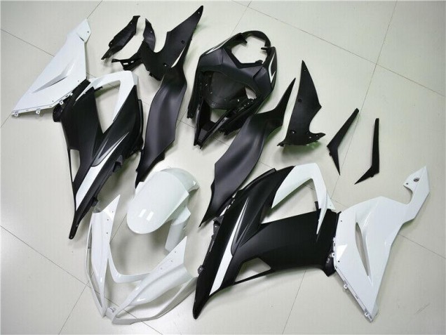 2013-2018 White Black Kawasaki ZX6R Motorbike Fairings UK 2013-2018 White Black Kawasaki ZX6R Motorbike Fairings UK