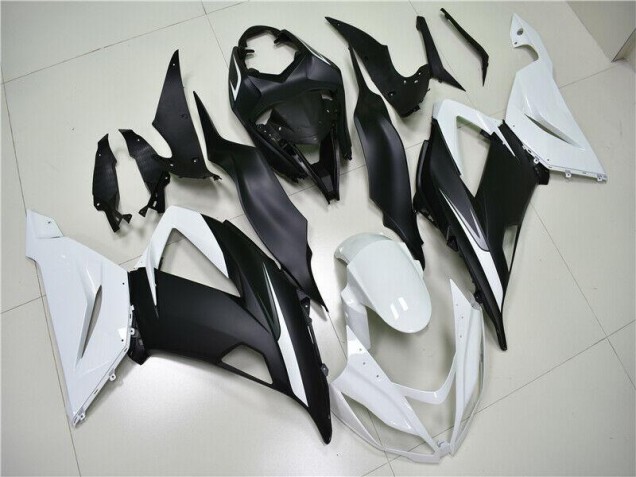 2013-2018 White Black Kawasaki ZX6R Motorbike Fairings UK 2013-2018 White Black Kawasaki ZX6R Motorbike Fairings UK