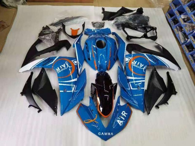 2015-2022 Blue and White Yamaha YZF R3 Motorcyle Fairings UK 2015-2022 Blue and White Yamaha YZF R3 Motorcyle Fairings UK