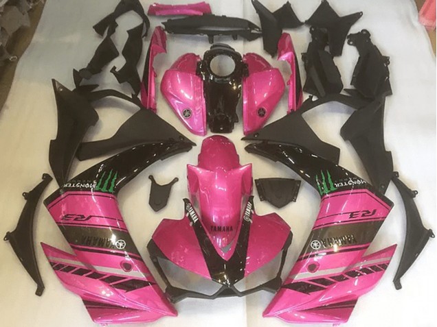 2015-2022 Pink and Black Yamaha YZF R3 Replacement Fairings UK 2015-2022 Pink and Black Yamaha YZF R3 Replacement Fairings UK