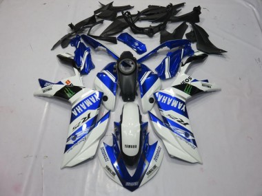 2015-2022 White Monster Yamaha YZF R3 Replacement Fairings UK