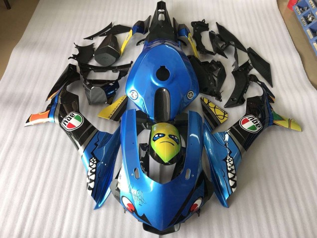 2015-2019 Blue Shark Yamaha YZF R1 Motorbike Fairing UK