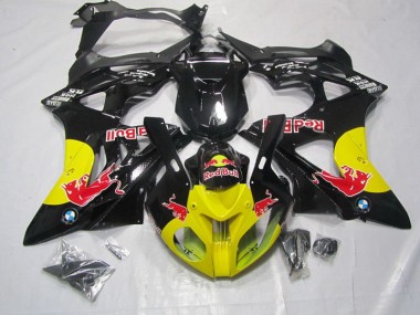 2009-2014 Yellow Black RedBull BMW S1000RR Motorbike Fairing Kits UK