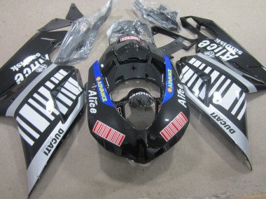 2007-2014 Black White Advance Alice Ducati 1098 Replacement Fairings UK