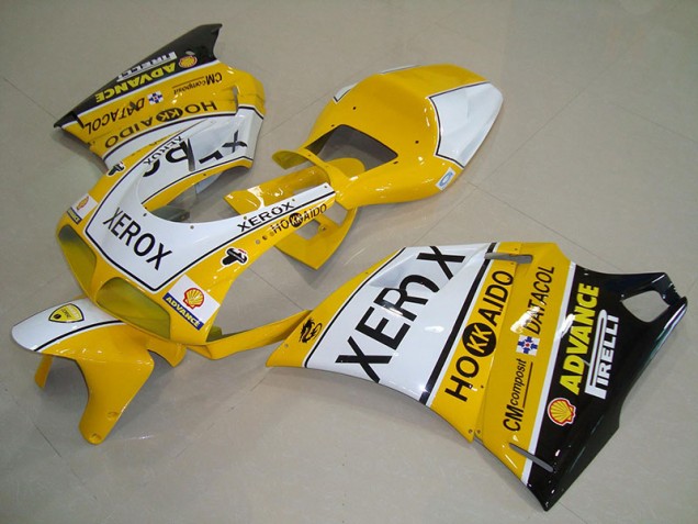 1993-2005 Yellow White Xerox Ducati 748 916 996 996S Replacement Motorcycle Fairings UK 1993-2005 Yellow White Xerox Ducati 748 916 996 996S Replacement Motorcycle Fairings UK