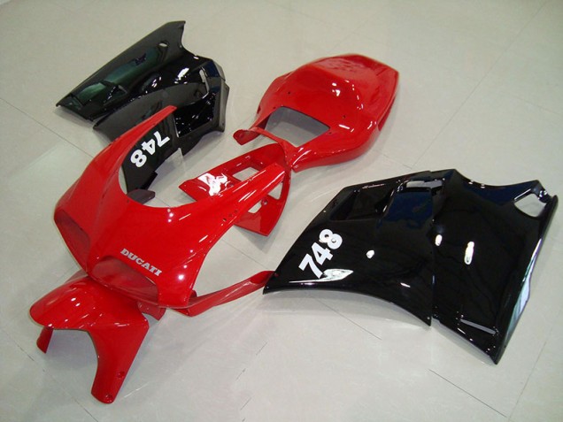 1993-2005 Red Black Ducati 748 916 996 996S Motorcycle Bodywork UK 1993-2005 Red Black Ducati 748 916 996 996S Motorcycle Bodywork UK