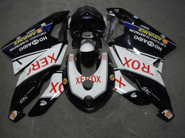 2005-2006 Black White Xerox Ducati 749 Motorcycle Replacement Fairings UK 2005-2006 Black White Xerox Ducati 749 Motorcycle Replacement Fairings UK