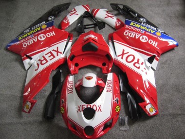 2005-2006 Red White Xerox Ducati 749 Motorcycle Fairings Kits UK