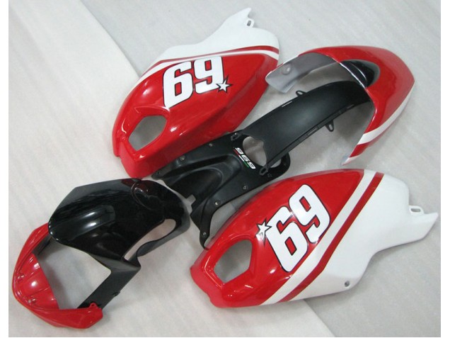 2008-2012 Black Red White 69 Ducati Monster 696 Moto Fairings UK 2008-2012 Black Red White 69 Ducati Monster 696 Moto Fairings UK