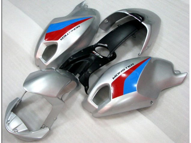2008-2012 Silver Monster Ducati Monster 696 Replacement Fairings UK 2008-2012 Silver Monster Ducati Monster 696 Replacement Fairings UK