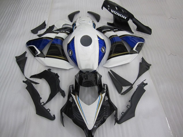 2004-2005 Black White Blue Honda CBR1000RR Motorcycle Fairings Kit UK 2004-2005 Black White Blue Honda CBR1000RR Motorcycle Fairings Kit UK