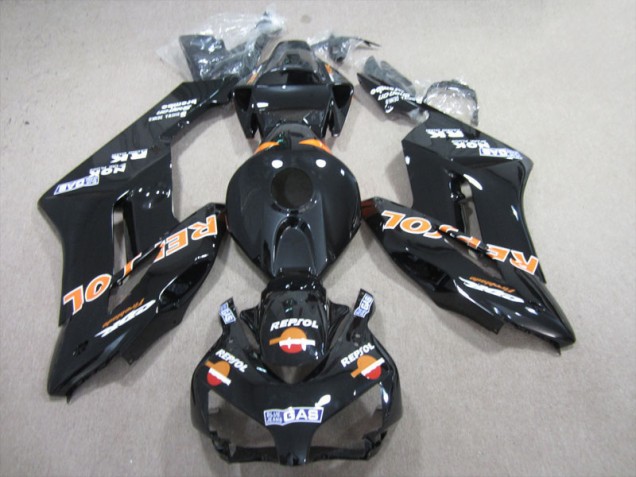 2004-2005 Black Orange Repsol Honda CBR1000RR Bike Fairing Kit UK