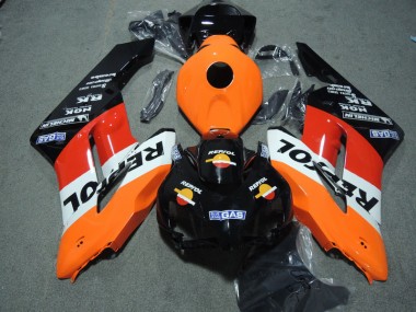 2004-2005 Black Orange Repsol Honda CBR1000RR Motor Bike Fairings UK