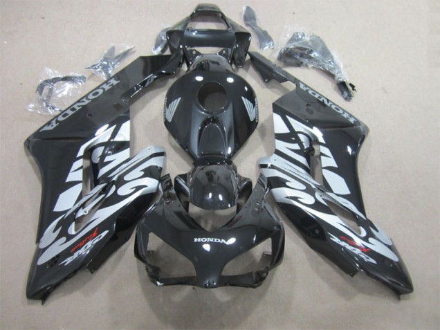 2004-2005 Black Silver Honda CBR1000RR Motorcycle Fairings Kits UK