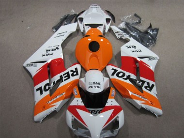 2004-2005 White Orange Repsol Honda CBR1000RR Moto Fairings UK