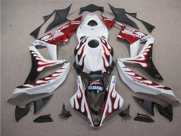 2004-2005 White Red Flame SHARK Honda CBR1000RR Motorbike Fairing UK 2004-2005 White Red Flame SHARK Honda CBR1000RR Motorbike Fairing UK