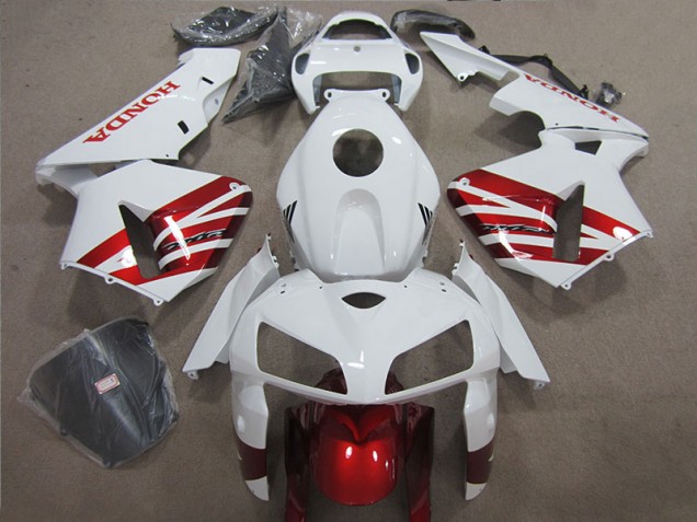2004-2005 White Red Black Honda CBR1000RR Motor Bike Fairings UK